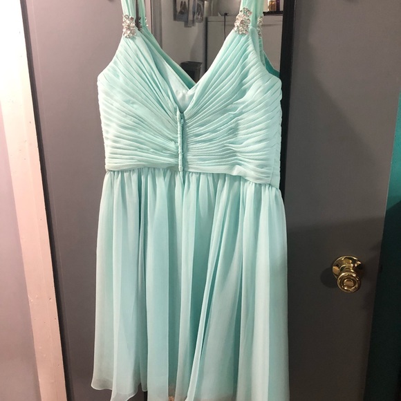 Angelina faccenda light blue/teal dress! Brand new - Picture 3 of 5